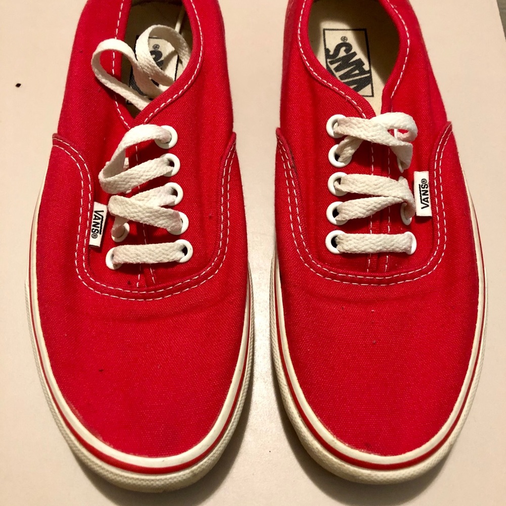 Vans Sneakers - Red - Size 8.5